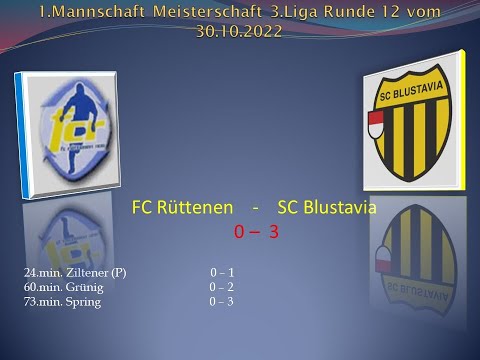 1.Mannschaft Meisterschaft 3.Liga FC Rüttenen - SC Blustavia