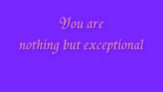 Jojo - Exceptional +lyrics