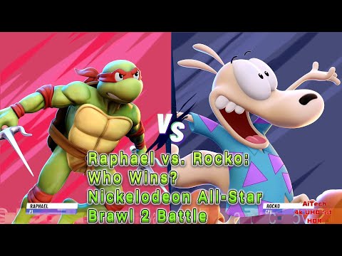 Epic Duel: Raphael vs Rocko in All Star Brawl 2