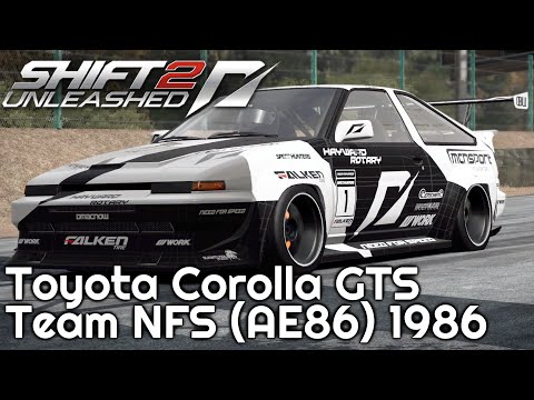Toyota Corolla GTS Team NFS (AE86) 1986 - Ebisu West Course [NFS/Need for Speed: Shift 2 | Gameplay]