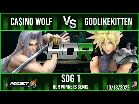 SDG1 (HDR WS): GodlikeKitten (Cloud) vs Ca$ino Wolf (Sephiroth)