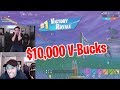 WINNER GETS $10,000 V-BUCKS - CHALLENGE vs MY DAD!!