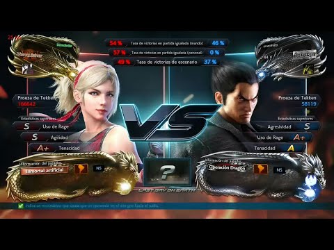 34_6 Lidia vs Kazuya - Tekken 7 ( Uchiha x24 ) Sin Grafica