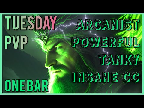 ESO Arcanist Heavy Attack One Bar (((Planes Drifter))) Tuesday PVP Sesh