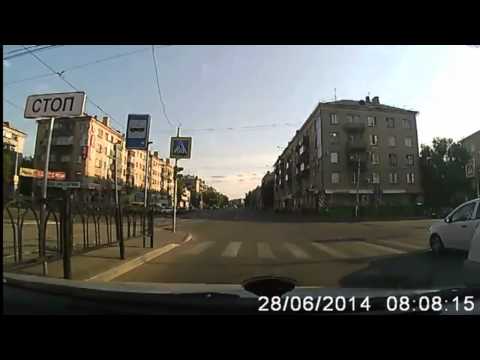 Я свидетель  ДТП, Челябинск 28.06.2014 (Запись видеорегистратора)