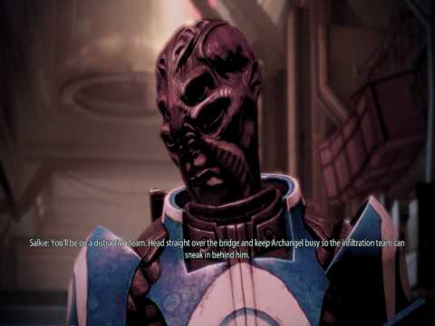 Paragon Mass Effect 2 HD 11 - Recruiting Archangel - Omega D