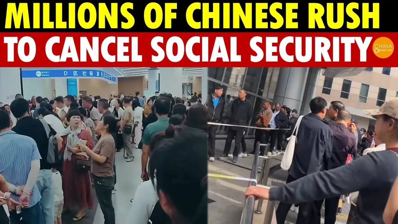 China Economy Falls Below “Death Cross Line”—Social Security Collapses, Pensions Last ONLY 1 Year