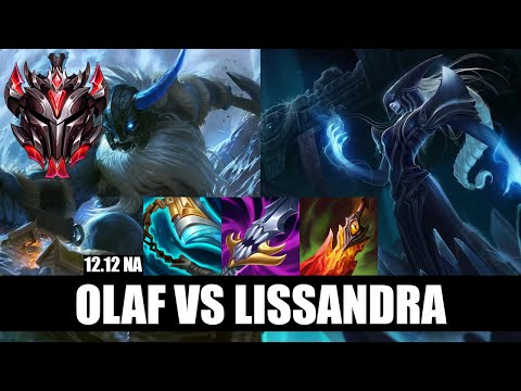Olaf Top vs Lissandra Grandmaster NA 12.12