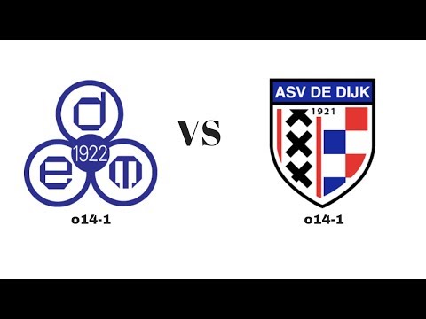 RKVV DEM o14-1 vs ASV De Dijk o14-1