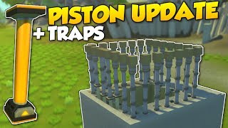 PISTON UPDATE & TRAPS! - Scrap Mechanic Piston Update Gameplay