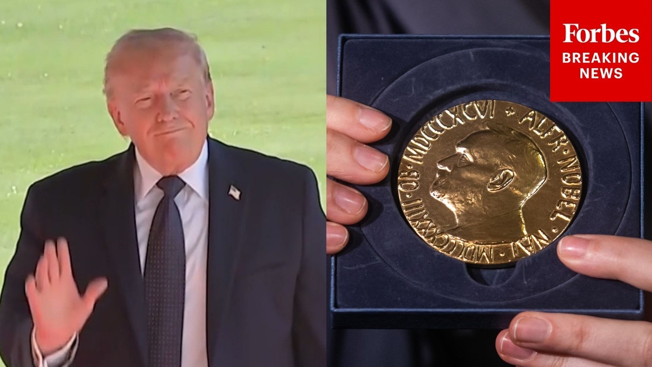 Video | President Trump Asked If He Expects To Win The Nobel Peace Prize After Iran Deal