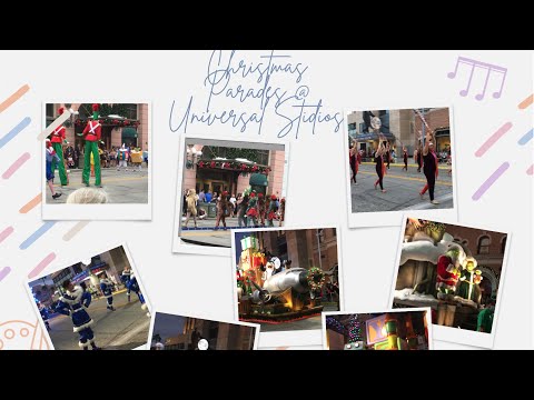 Christmas Parades @ The Universal Studios, Florida...