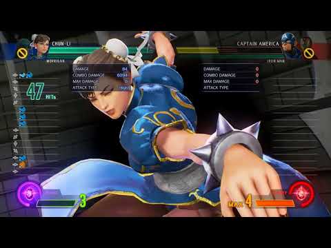 MVCI: Chun-Li - Various ways to confirm off of LK Tenshokyaku