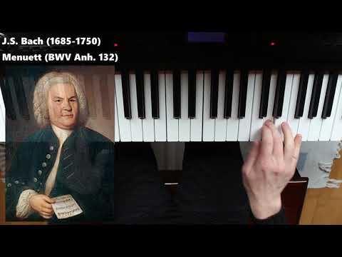 J.S. Bach, Menuett - Anhang 132 - Mobiler Musikunterricht Regensburg -