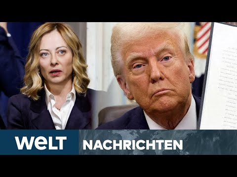 USA: Donald Trump spricht von "Einigung"! Schafft Giorgia Meloni die Zoll-Wende für Europa? I STREAM