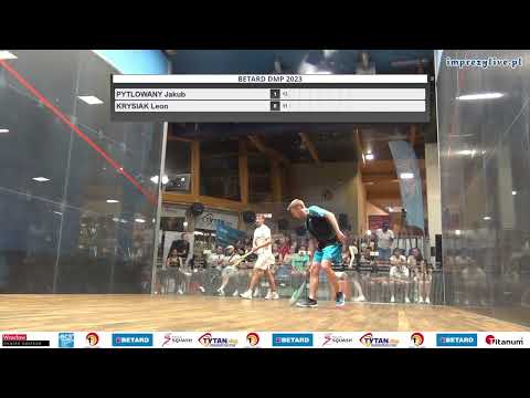 Jakub Pytlowany - Leon Krysiak - Betard Drużynowe Mistrzostwa Polski 2023 - półfinał (squash)