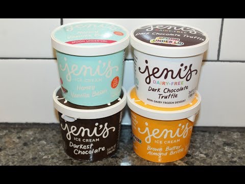 Jeni’s: Honey Vanilla Bean, Darkest Chocolate, Brown Butter Almond Brittle, Dark Chocolate Truffle