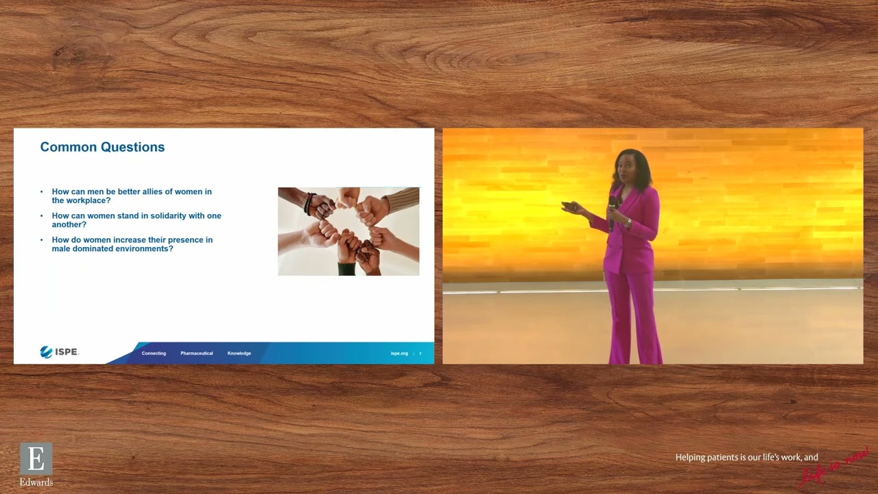 ISPE Women in Pharma March, 2024- Women Frontiers in Biotech, Women’s Empowerment, Jasmine Burch