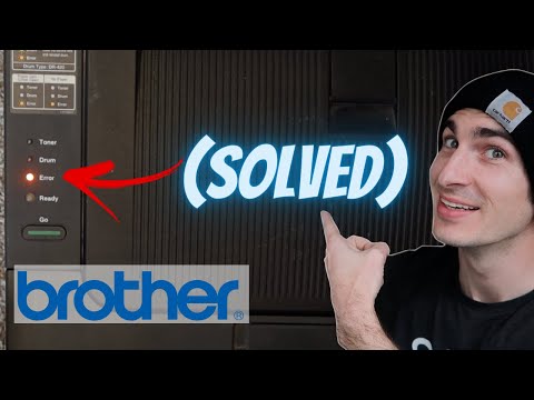 YouTube video about: Why is my brother printer error light flashing?