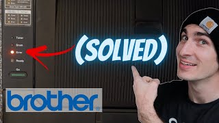 Brother Printer No Paper Error [FIXED] Orange Solid LED on 2270DW