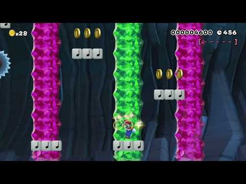 Kiamif's Standard Cave by きあみふ - Super Mario Maker - No Commentary 1bq