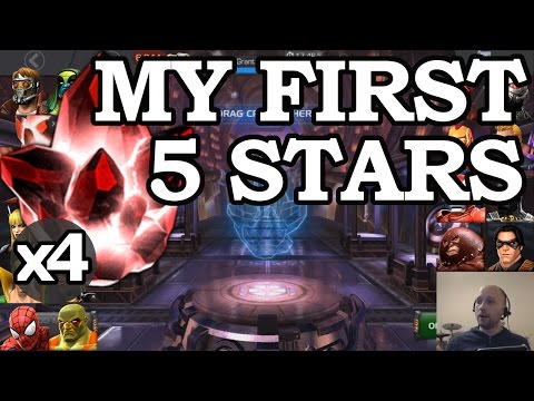 4 FIVE STAR CRYSTAL OPENING + MY THOUGHTS ON CURRENT 5 STARS | MARVEL CONTEST OF CHAMPIONS