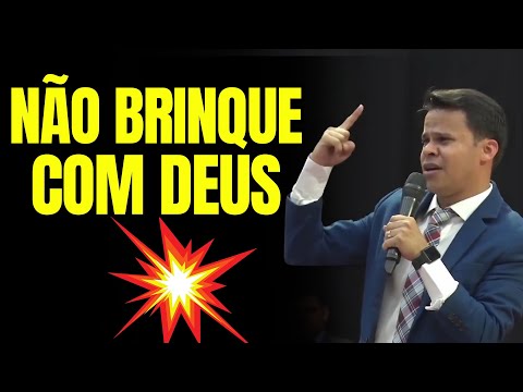 NÃO BRINQUE COM DEUS! | Elizeu Rodrigues
