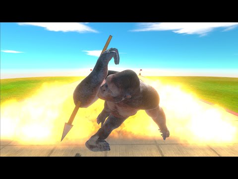 Ballistic Rocket Launch Of Units Into Space - Animal Revolt Battle Simulator