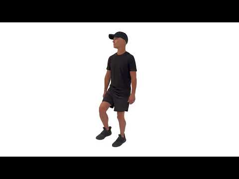 Single leg balance with head turning (left)