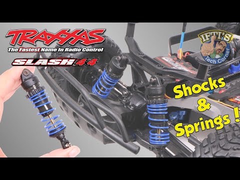 #12 Traxxas Slash 4X4 - GTR Shocks & VG Racing Springs - Prep & Install!