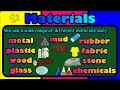 Materials for Kids | Materials and their Properties | What are Things Made From | Science for Kids