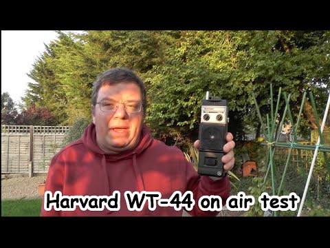 Harvard WT 44 CB radio on air test
