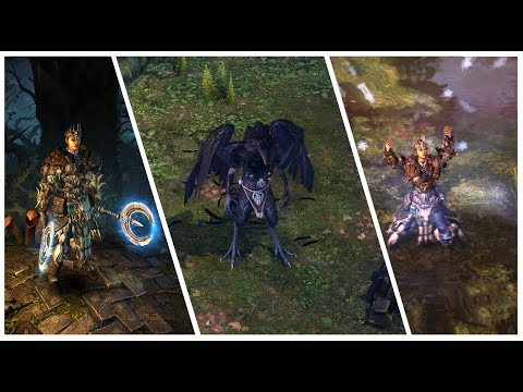 Grim Dawn Berserker Wereraven Gameplay - Immersive, No HUD, 4K Ultra