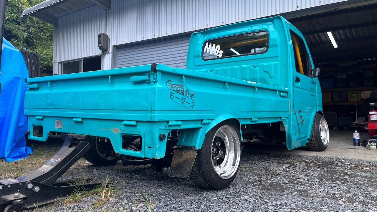 軽トラをロングベット化にする