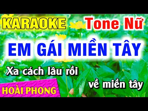 Karaoke Em Gái Miền Tây Tone Nữ Nhạc Sống Mới Nhất | Hoài Phong Organ