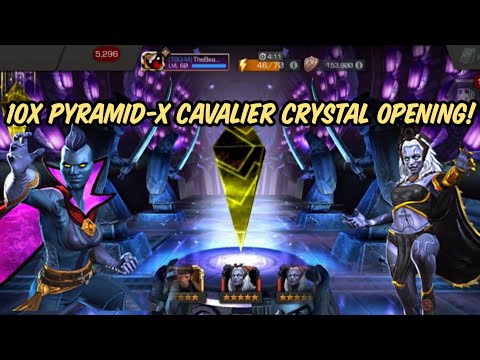 10x Storm (Pyramid-X) Cavalier Crystals! - Marvel Contest of Champions