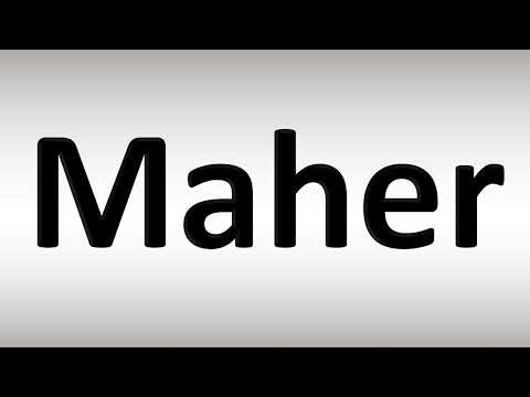 How to Pronounce Maher
