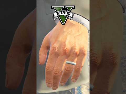 PLAYER HAND EVOLUTION IN EVERY GTA GAMES #gta #gta5 #gtasanandreas #gtav #gta6 #gaming #shorts