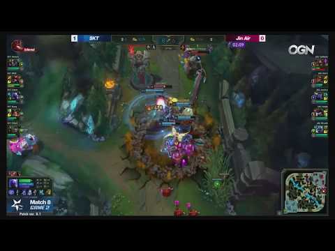 JAG vs SKT Highlights Game 2 [LCK Spring 2018] Jin Air Green Wings vs SK Telecom T1