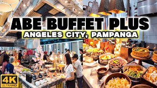 [4K] Massive Buffet in PAMPANGA! ABE BUFFET PLUS International & Filipino Cuisine in ANGELES CITY!