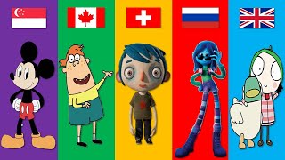 Cartoons From Different Countries | Pt.77