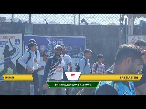 BMMJ mallah vs BPS BLASTERS Live Cricket Match | SPL Sunderbani Premier League Summer  Live - Army G