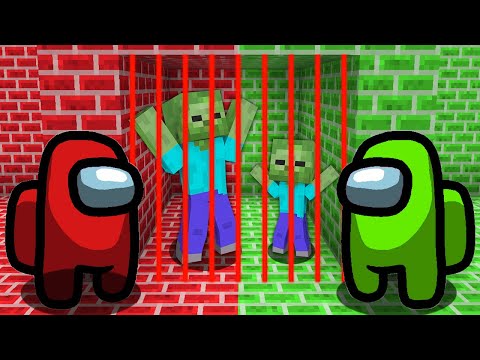 AMONG US HAPİSHANESİNDEN KAÇIYORUZ 😱 - Minecraft