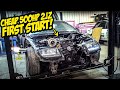 Starting Our Cheap 500HP 2JZ Nissan 300ZX For The FIRST TIME (SKETCHY)