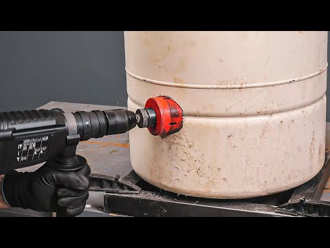 Workshop Projects! Turning an Old Pressure Tank into a Metal Melting Furnace & More!