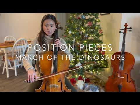 March of the Dinosaurs (Cello Play Along) | Position Pieces Book 1 By Rick Mooney