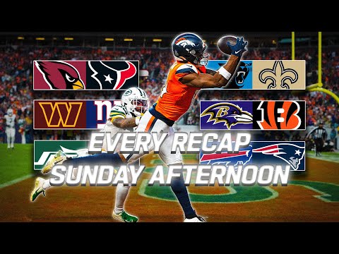 Every Recap from Sunday Afternoon | 2025 NFL Season Week 15