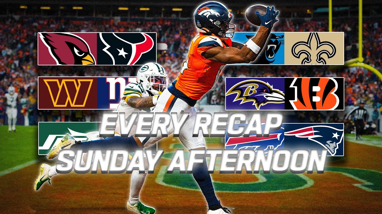 Every Recap from Sunday Afternoon | 2025 NFL Season Week 15