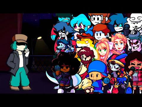 NERVES but Every Turn a Different Character Sings 🎶 (FNF Nerves but Everyone Sings It)