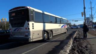 preview picture of video 'New Jersey Transit: MCI D4500CT & 102-DWA3 CNG's Route 139 & 64H @ US 9 South & W. Robertsville Rd!'